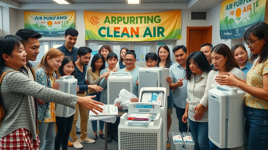 community resilience to wildfire smoke, public health volunteers, air cleaners, monitoring equipment