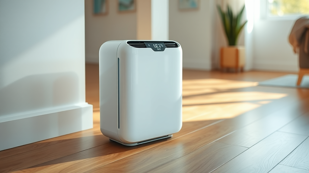 air purifier for wildfire smoke, indoor air quality, quiet modern home device